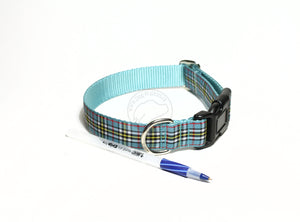 Thompson Clan tartan - dog collar