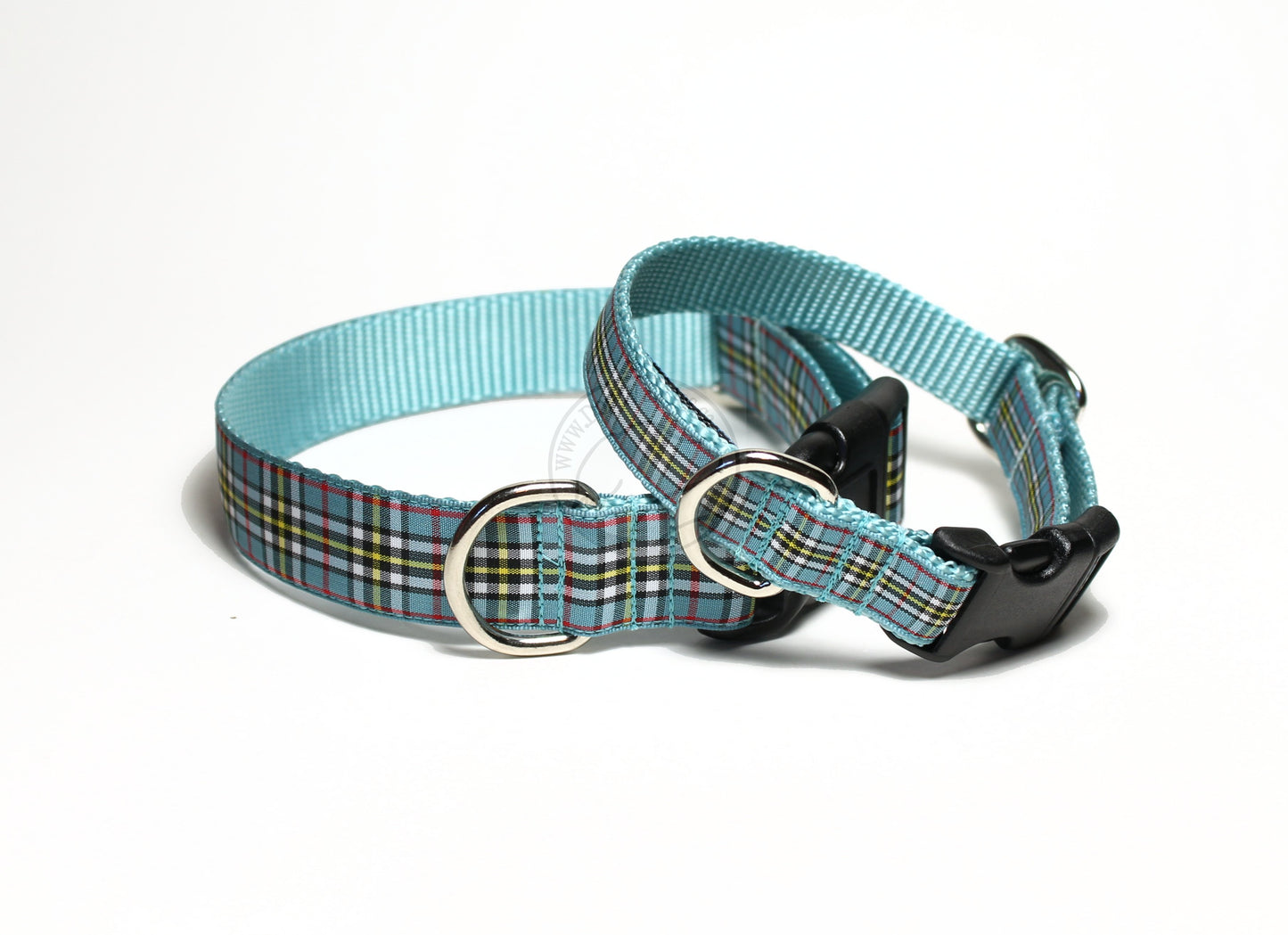 Thompson Clan tartan - dog collar