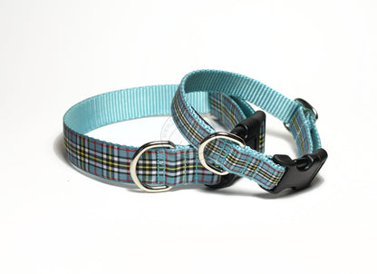 Thompson Clan tartan - dog collar