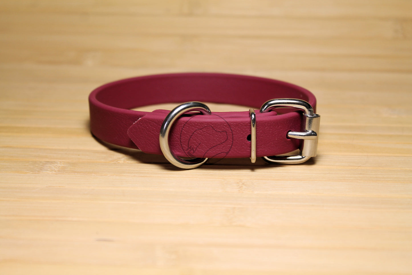 Wine Merlot Biothane Dog Collar - 3/4" (20mm) wide
