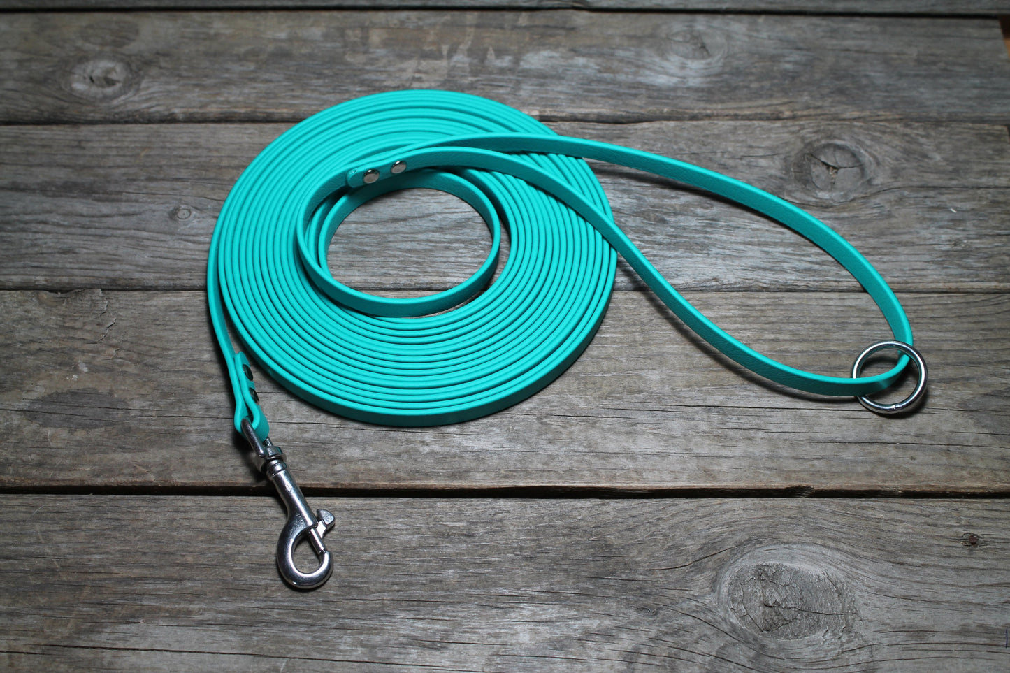 Lighter Weight Waterproof leashes - leash for cats - tracking recall long line - 3/8" (9mm) Biothane
