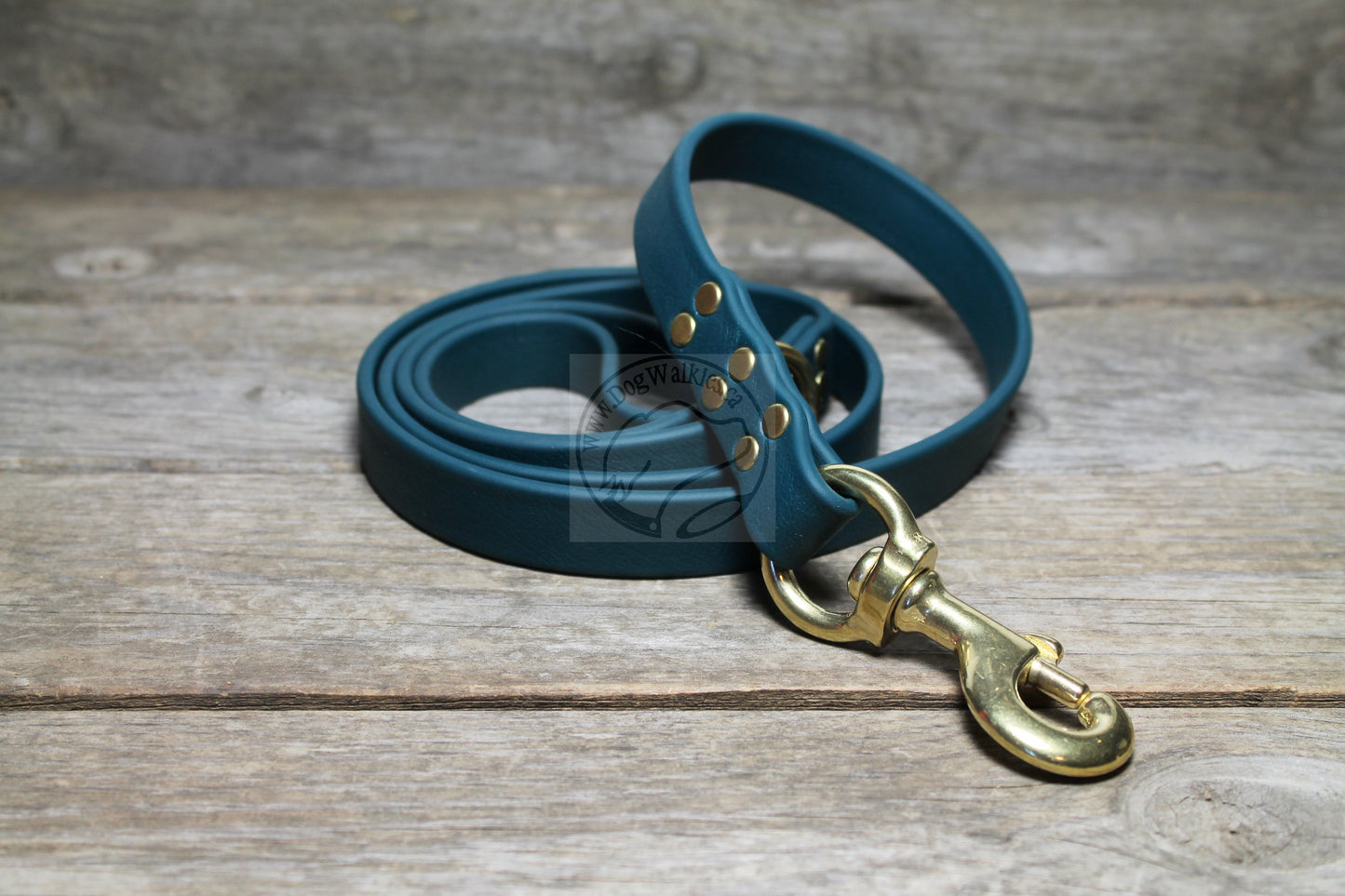 Pine Green Biothane Large Dog Leash