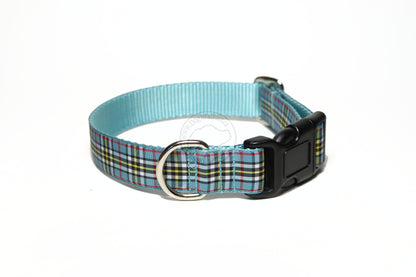 Thompson Clan tartan - dog collar