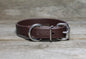 Dark Chocolate Brown Biothane Dog Collar - 3/4" (20mm) wide