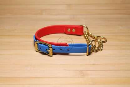 Biothane Chain Martingale Dog Collar - 3/4" (20mm) wide - All Colours