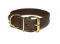 Dark Chocolate Brown Biothane Dog Collar - Extra Wide - 1.5 inch (38mm) wide
