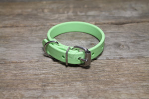 Discontinued- Limited Pastel Mint Green Biothane Dog Collar - 5/8"(16mm) wide