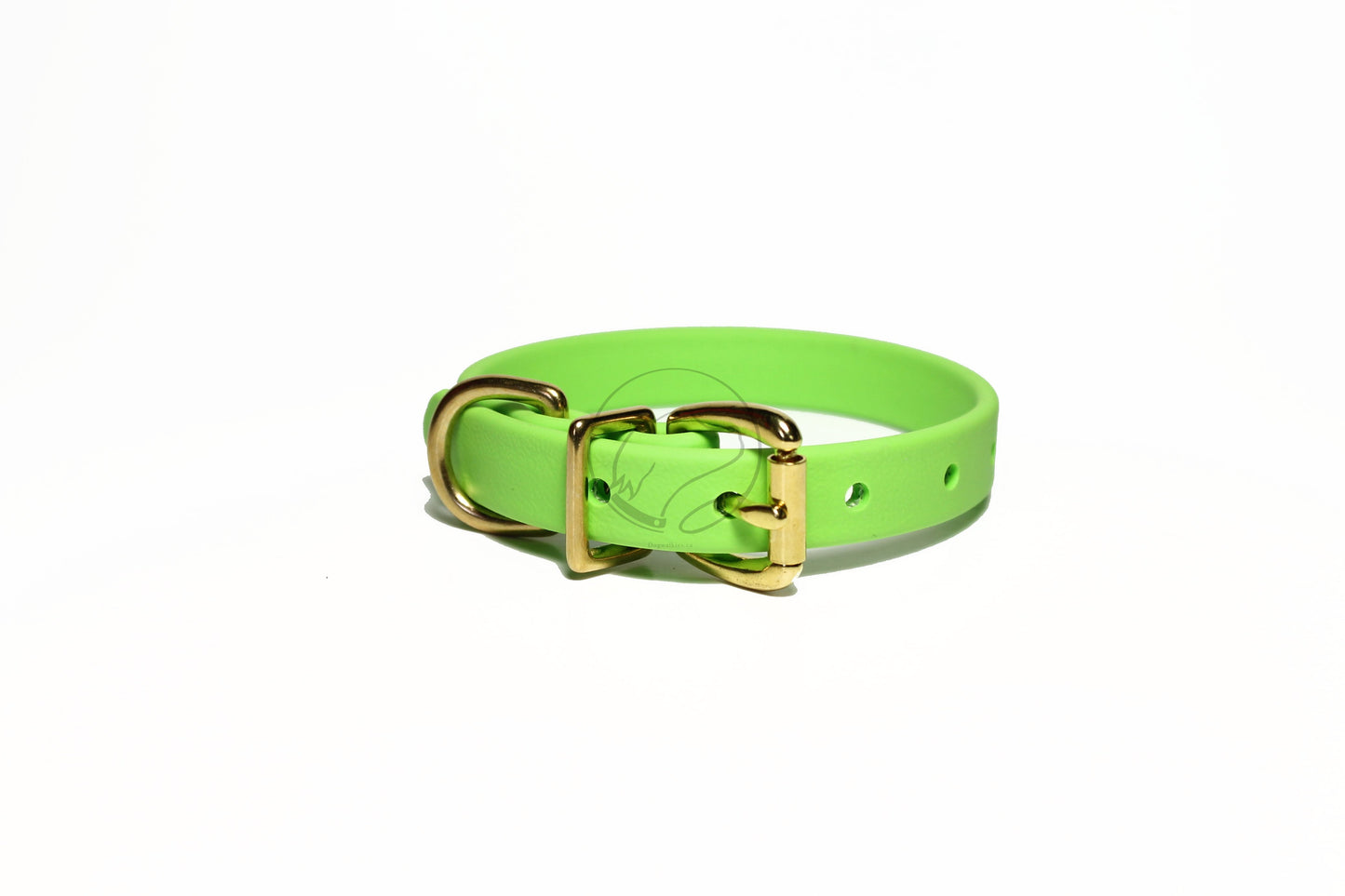 Lime Green Biothane Dog Collar - 5/8"(16mm) wide