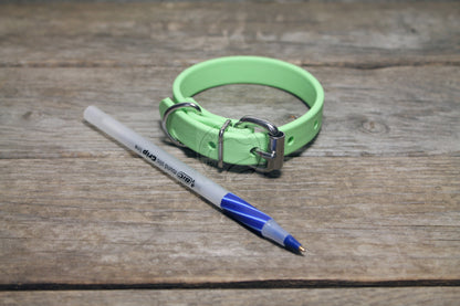 Discontinued- Limited Pastel Mint Green Biothane Dog Collar - 5/8"(16mm) wide