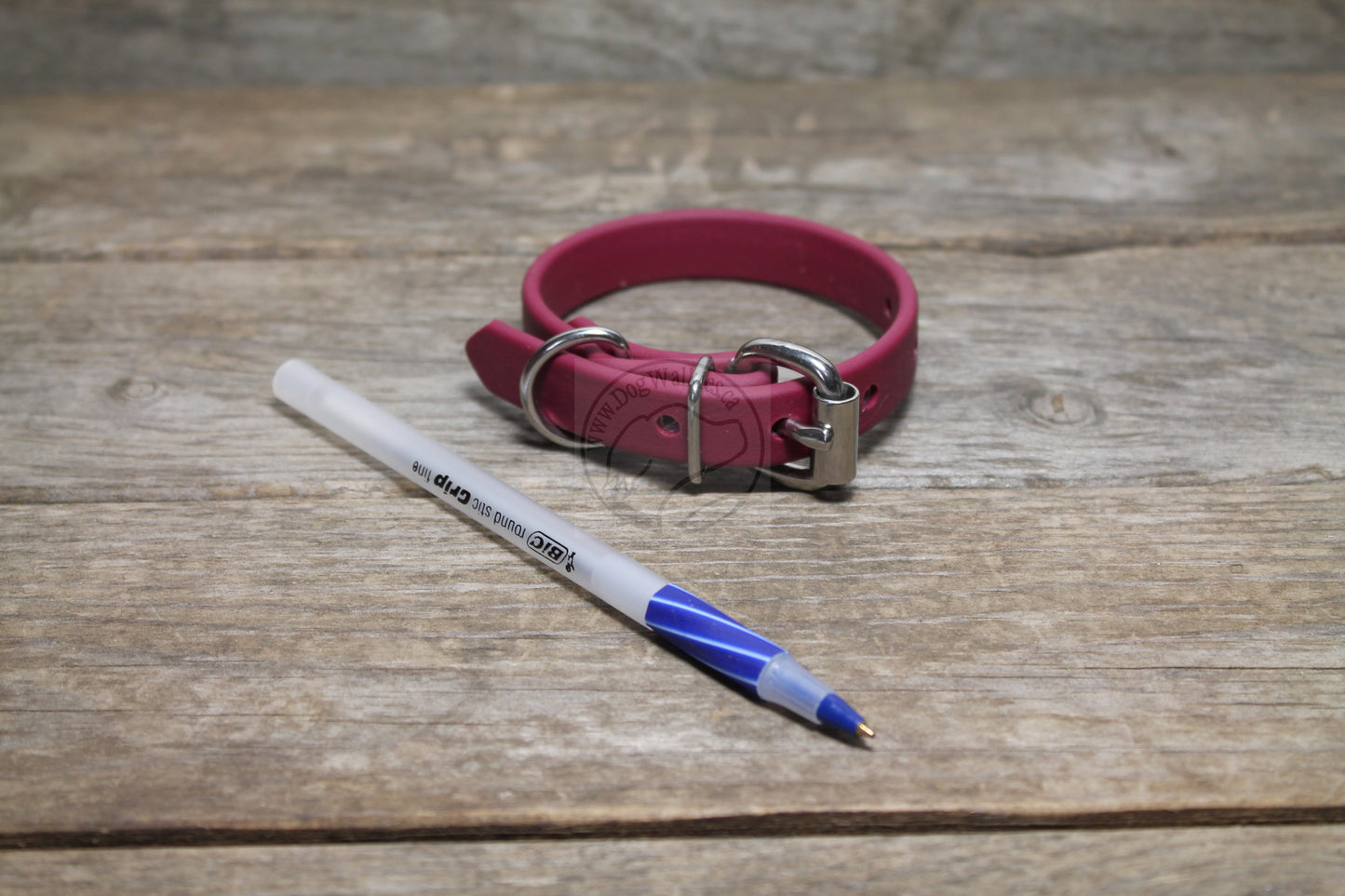 Wine Merlot Biothane Dog Collar - 5/8"(16mm) wide