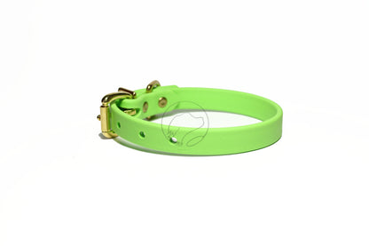Lime Green Biothane Dog Collar - 5/8"(16mm) wide