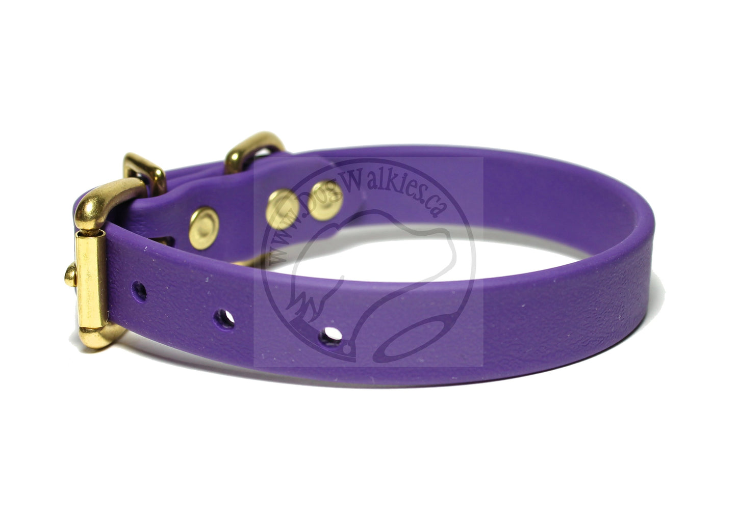 Royal Purple Biothane Dog Collar - 3/4" (20mm) wide