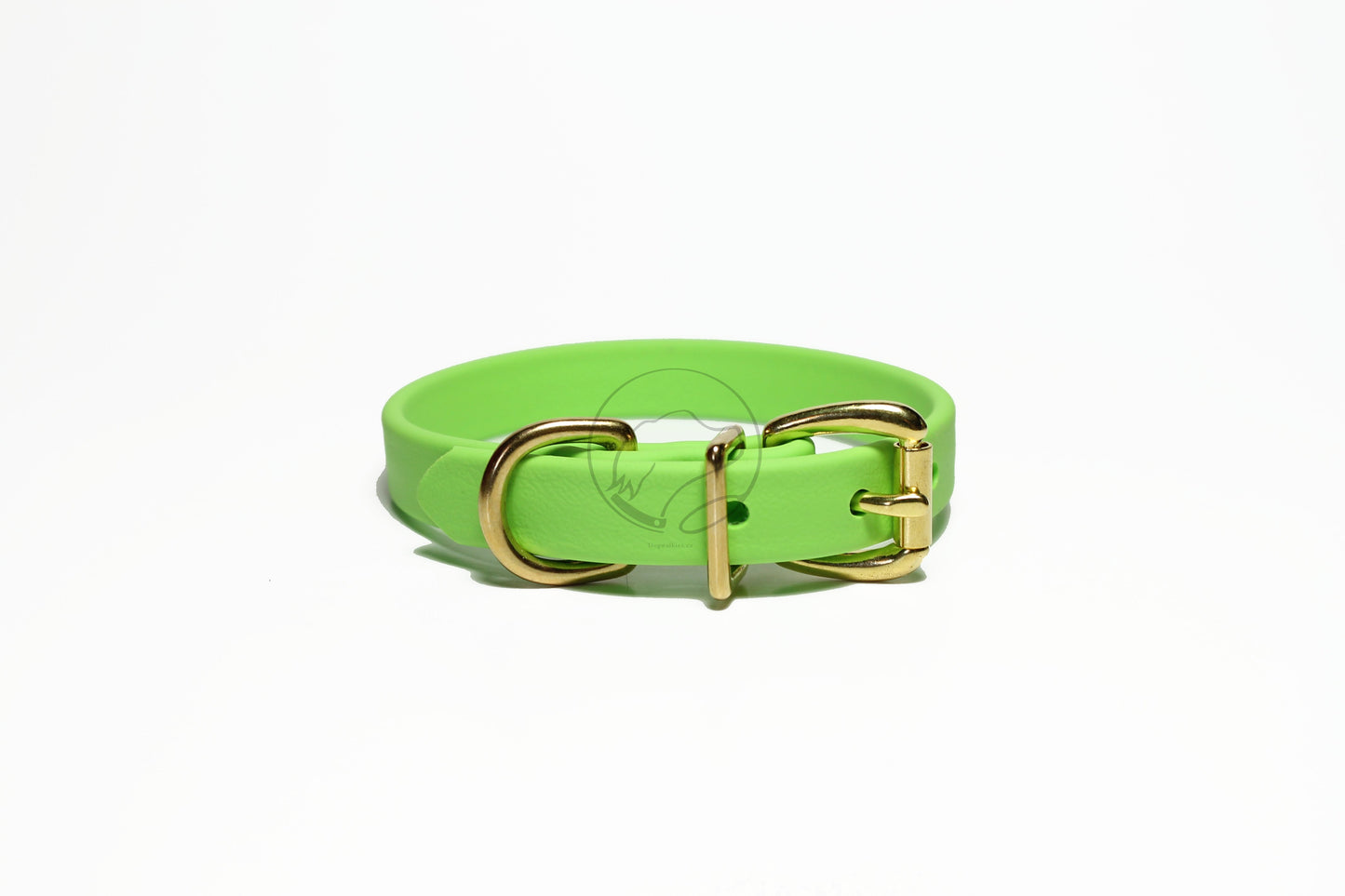 Lime Green Biothane Dog Collar - 5/8"(16mm) wide