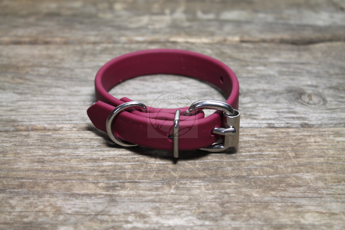Wine Merlot Biothane Dog Collar - 5/8"(16mm) wide