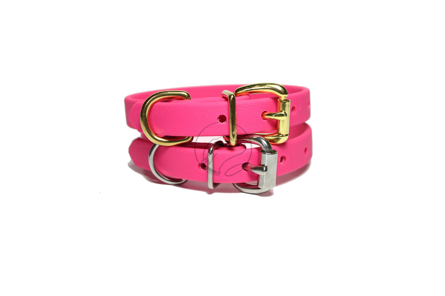 Fuchsia Pink Biothane Dog Collar - 5/8"(16mm) wide