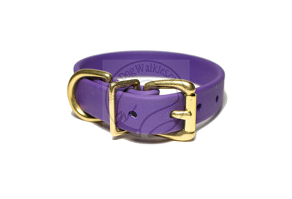 Royal Purple Biothane Dog Collar - 3/4" (20mm) wide