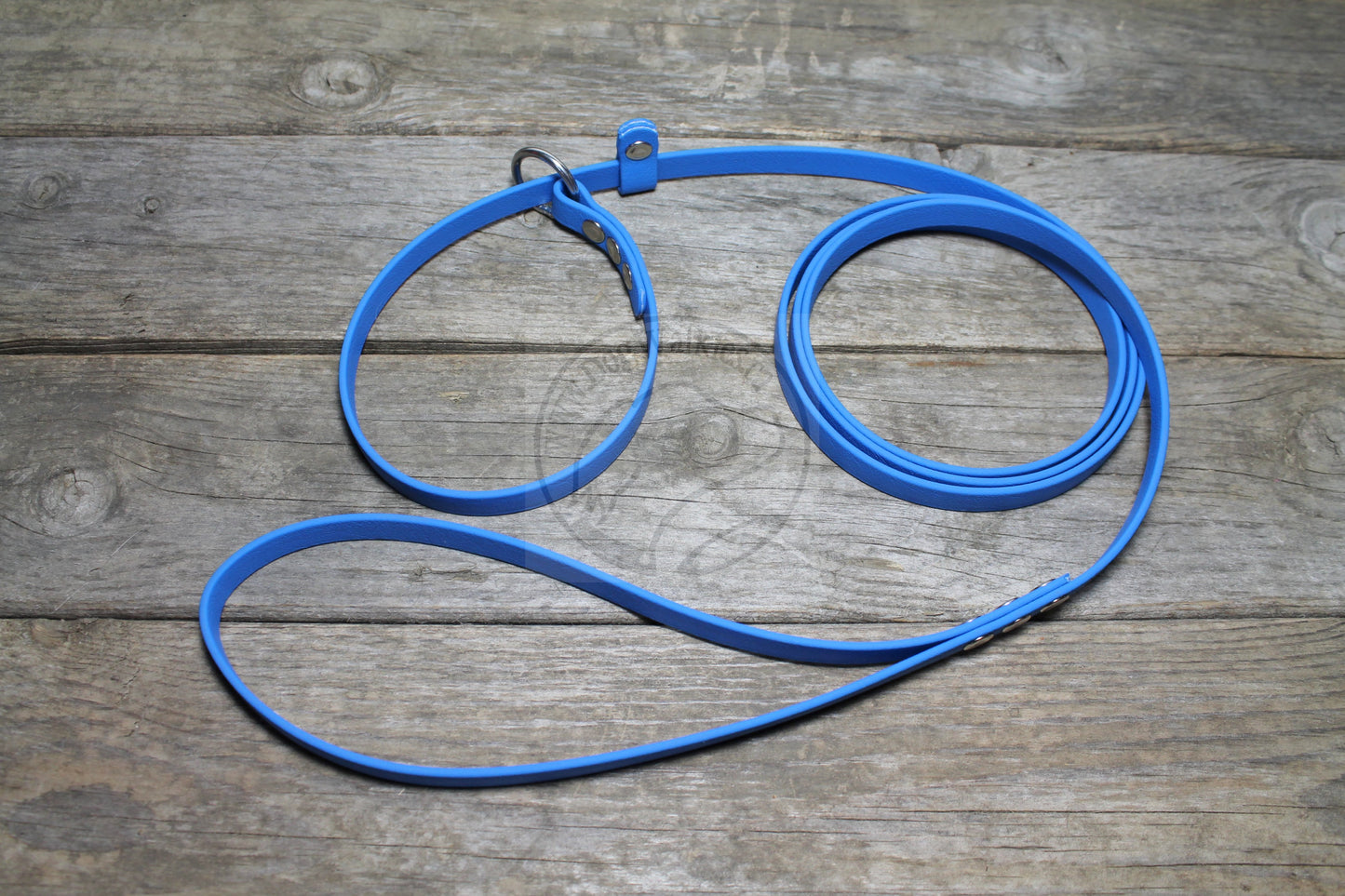 English Slip Lead - Stainless Steel or Solid Brass - Waterproof Leash in Genuine Biothane - 12mm (1/2") width