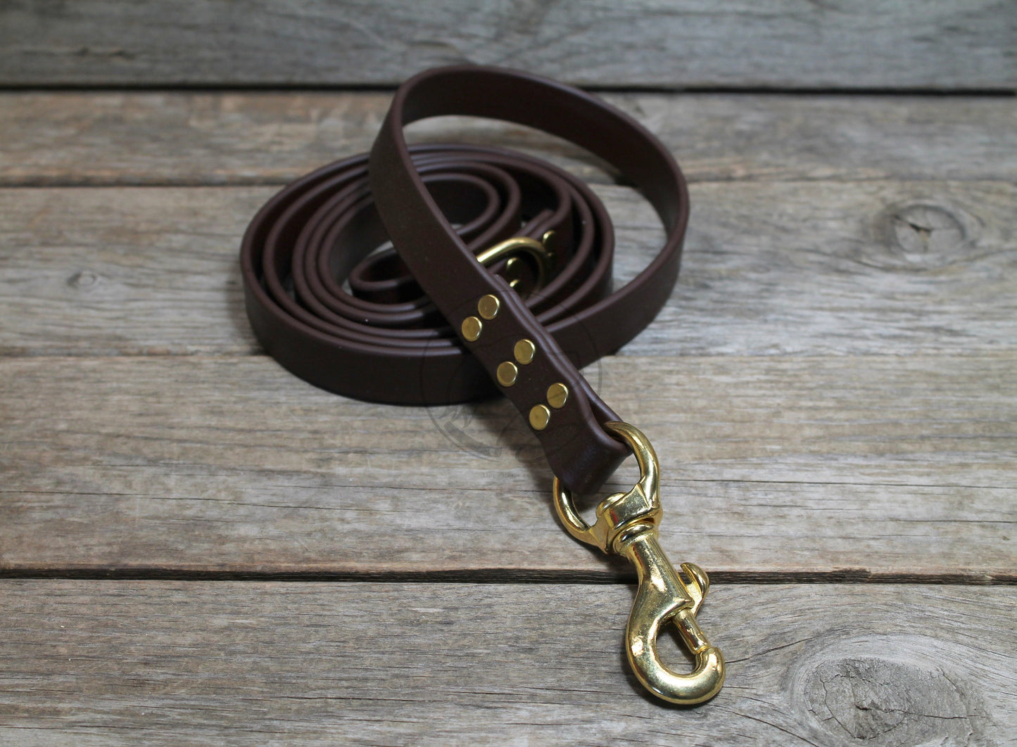 Dark Chocolate Brown Biothane Large Dog Leash
