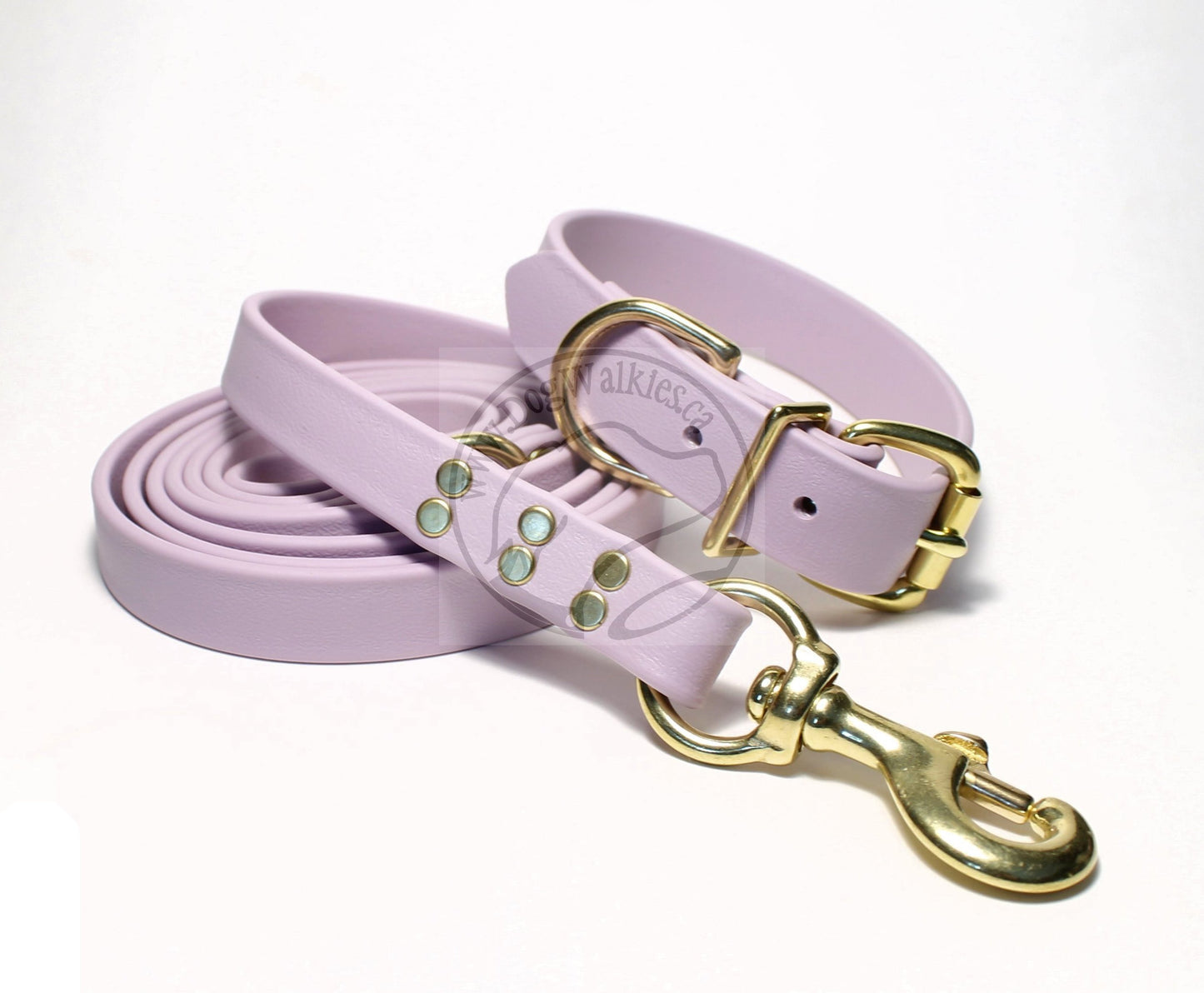 Lavender Purple Pastel Biothane Large Dog Leash