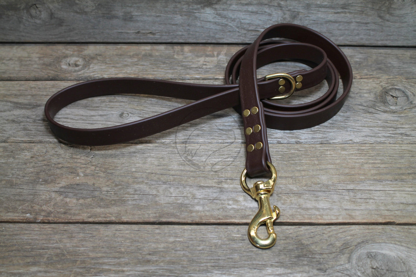 Dark Chocolate Brown Biothane Large Dog Leash
