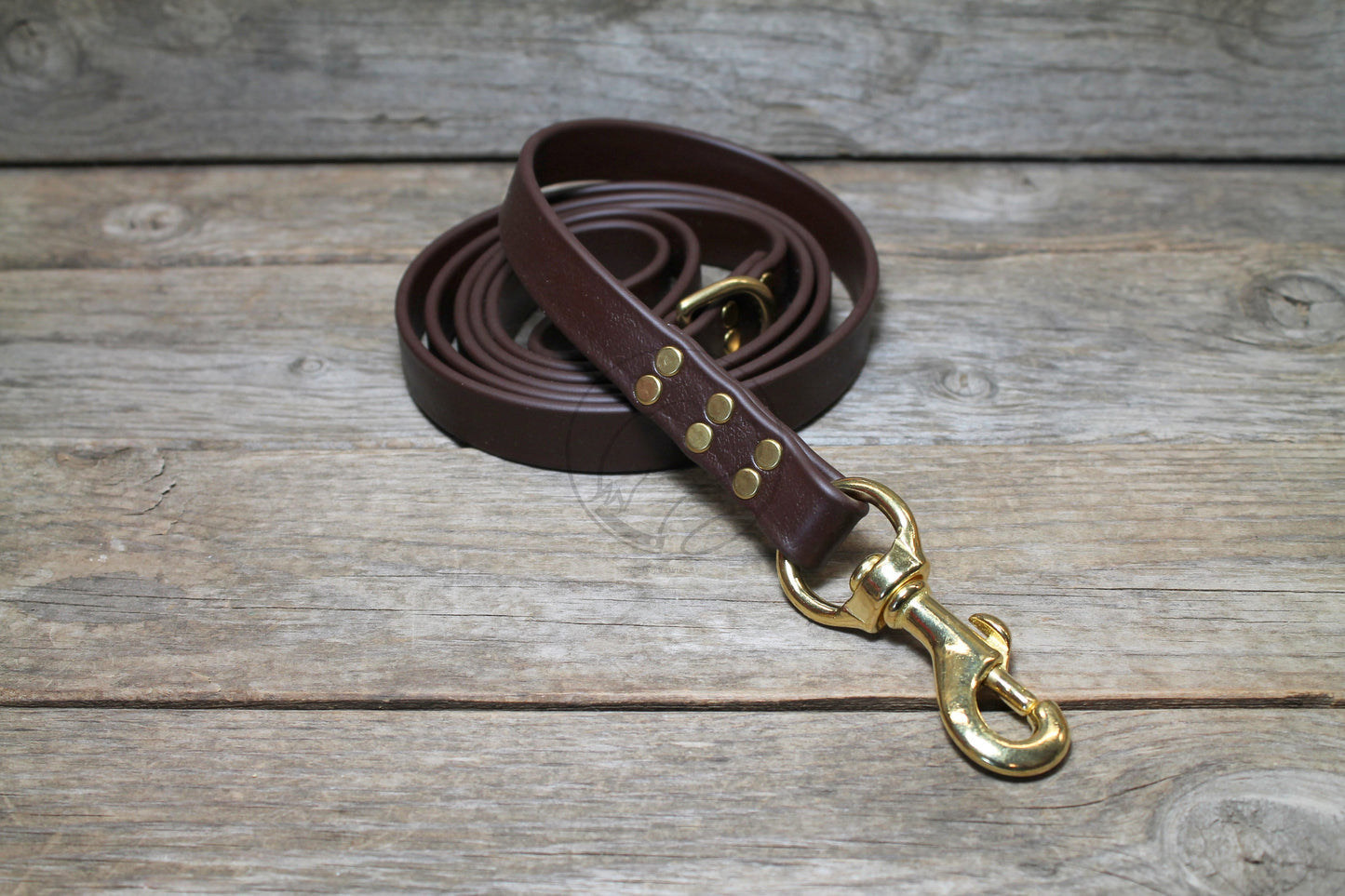 Dark Chocolate Brown Biothane Large Dog Leash