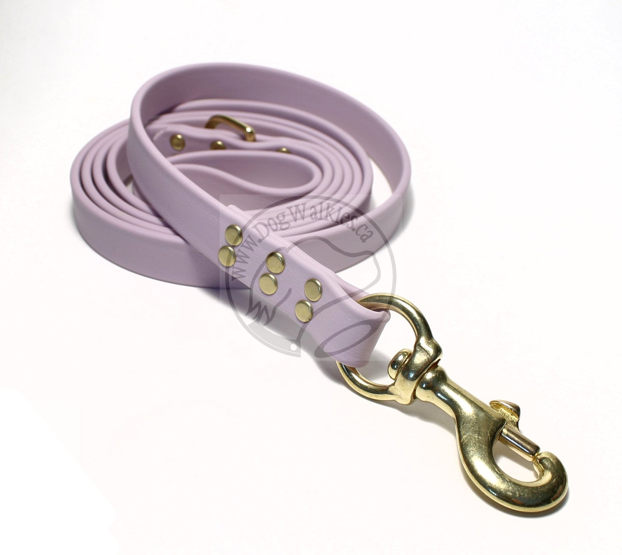 Lavender Purple Pastel Biothane Large Dog Leash