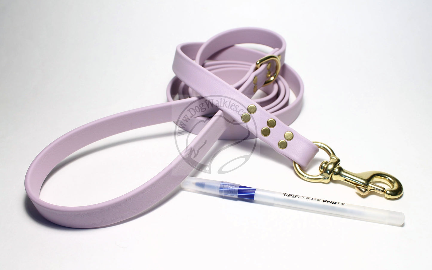 Lavender Purple Pastel Biothane Large Dog Leash