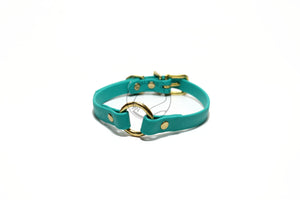 Buckle O-ring Tag Dog Collar in Genuine Biothane - 12mm (1/2") width - O Ring Collar