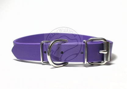 Royal Purple Biothane Dog Collar - 1 inch (25mm) wide