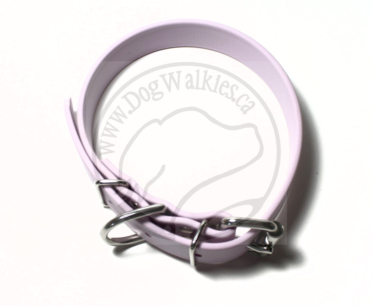 Lavender Purple Biothane Dog Collar - 1 inch (25mm) wide