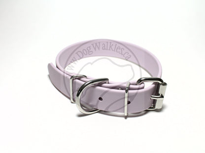 Lavender Purple Biothane Dog Collar - 1 inch (25mm) wide