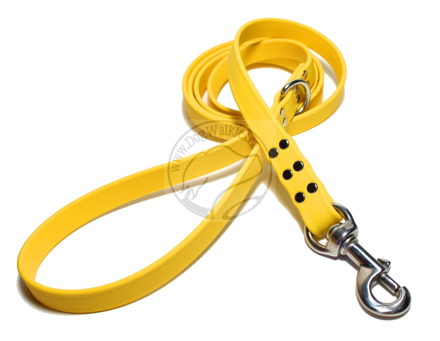 Sunflower Yellow Biothane Large Dog Leash