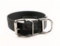 Jet Black Biothane Dog Collar - Extra Wide - 1.5 inch (38mm) wide
