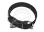 Jet Black Biothane Dog Collar - Extra Wide - 1.5 inch (38mm) wide