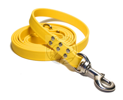 Sunflower Yellow Biothane Large Dog Leash