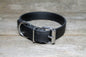 Jet Black Biothane Dog Collar - 1 inch (25mm) wide