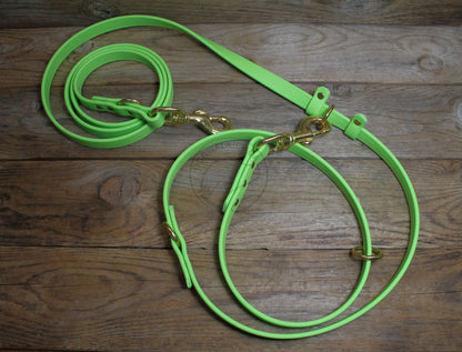 Convertible Waterproof Leash in Genuine Biothane - 16mm (5/8") width - 39 colours