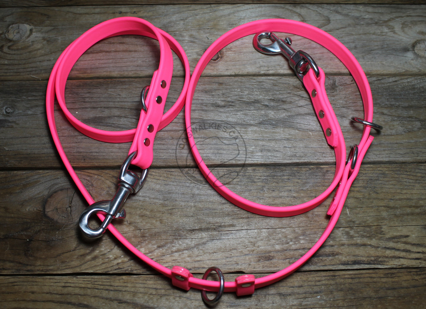 Convertible Waterproof Leash in Genuine Biothane - 16mm (5/8") width - 39 colours