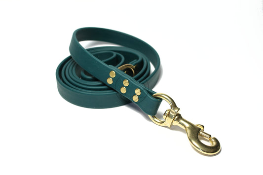 Pine Green Biothane Large Dog Leash