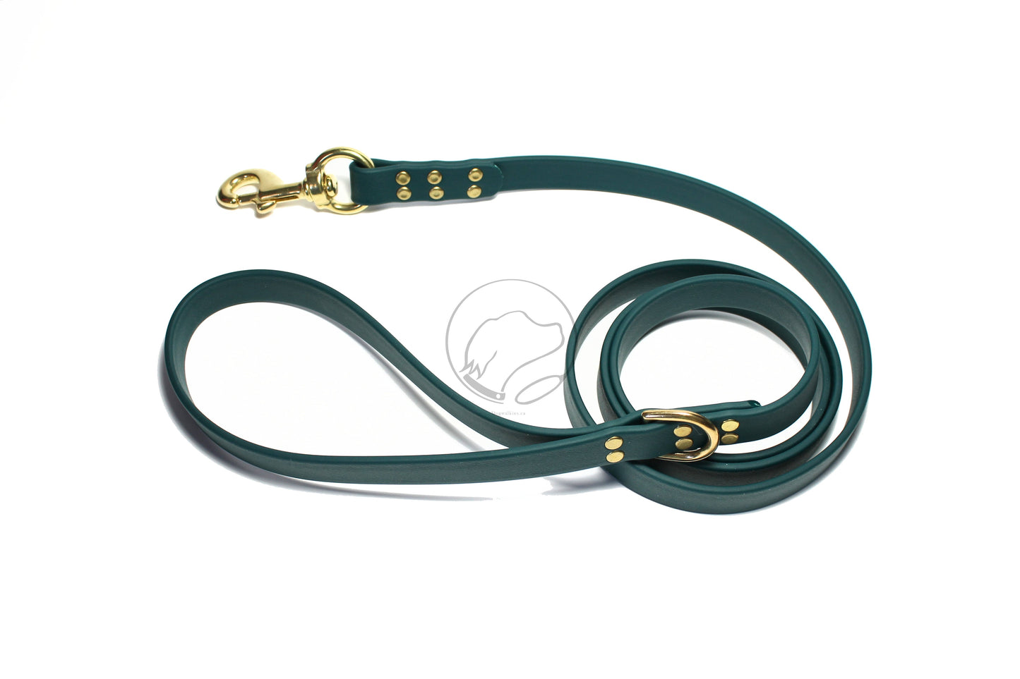 Pine Green Biothane Large Dog Leash