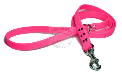 Neon Pink Biothane Large Dog Leash