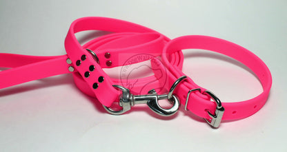 Neon Pink Biothane Large Dog Leash