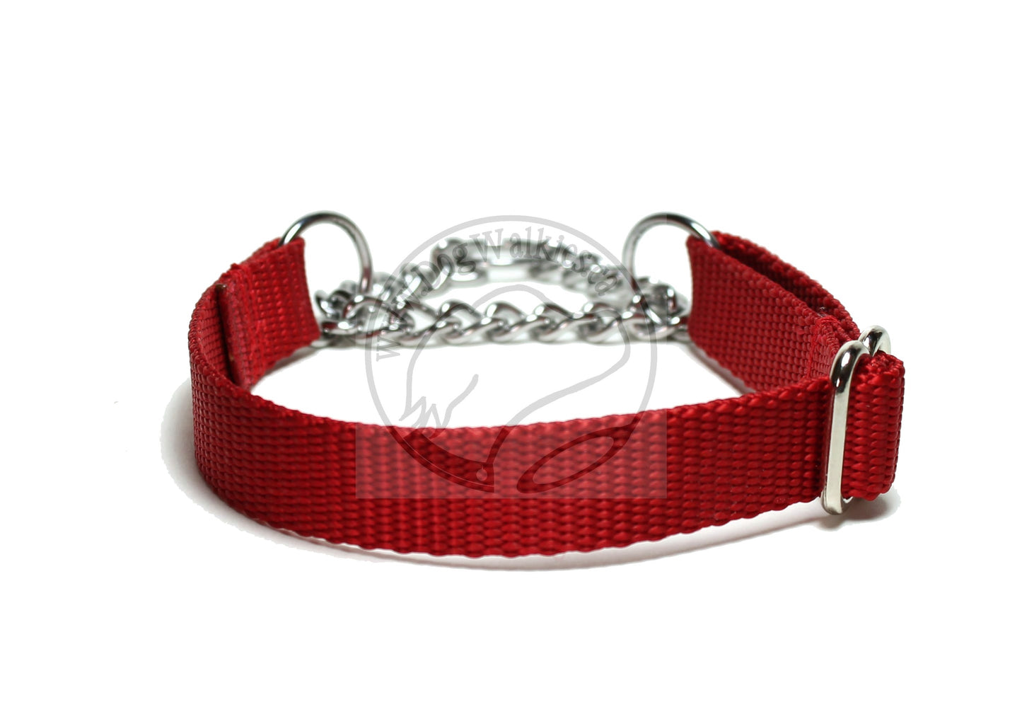 Chain Martingale Dog Collar 3/4" (19mm) wide; Simple - Elegant - Strong