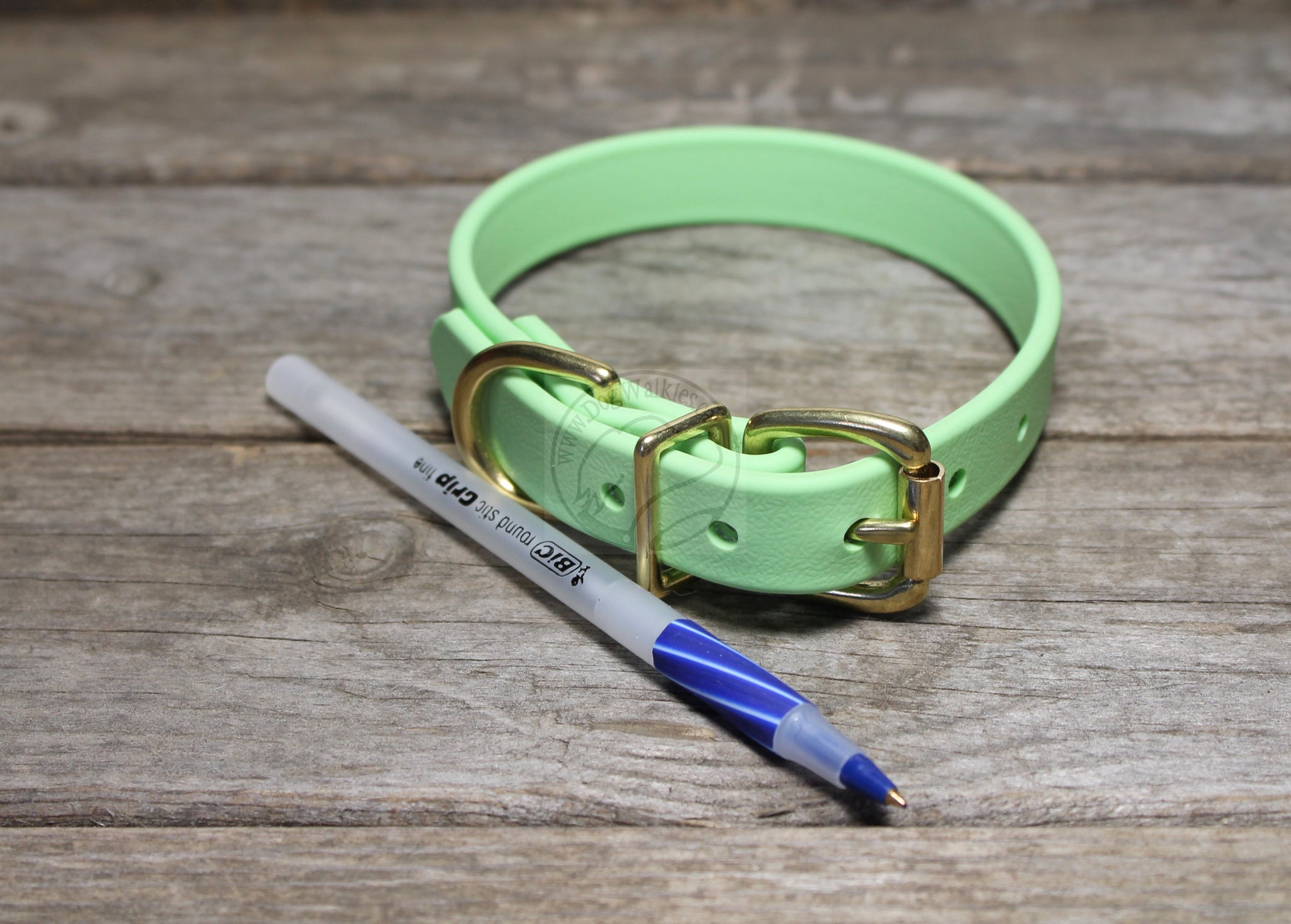 Discontinued- Limited Pastel Mint Green Biothane Dog Collar - 3/4" (20mm) wide