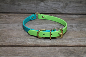 Biothane Two Tone Ring Dog Collar - Waterproof -  5/8"(16mm) wide