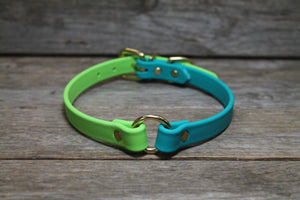 Biothane Two Tone Ring Dog Collar - Waterproof -  5/8"(16mm) wide