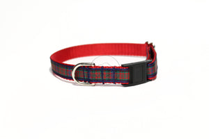 Tartan Cat Collar - Breakaway - 1/2" (12mm) wide