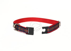 Tartan Cat Collar - Breakaway - 1/2" (12mm) wide