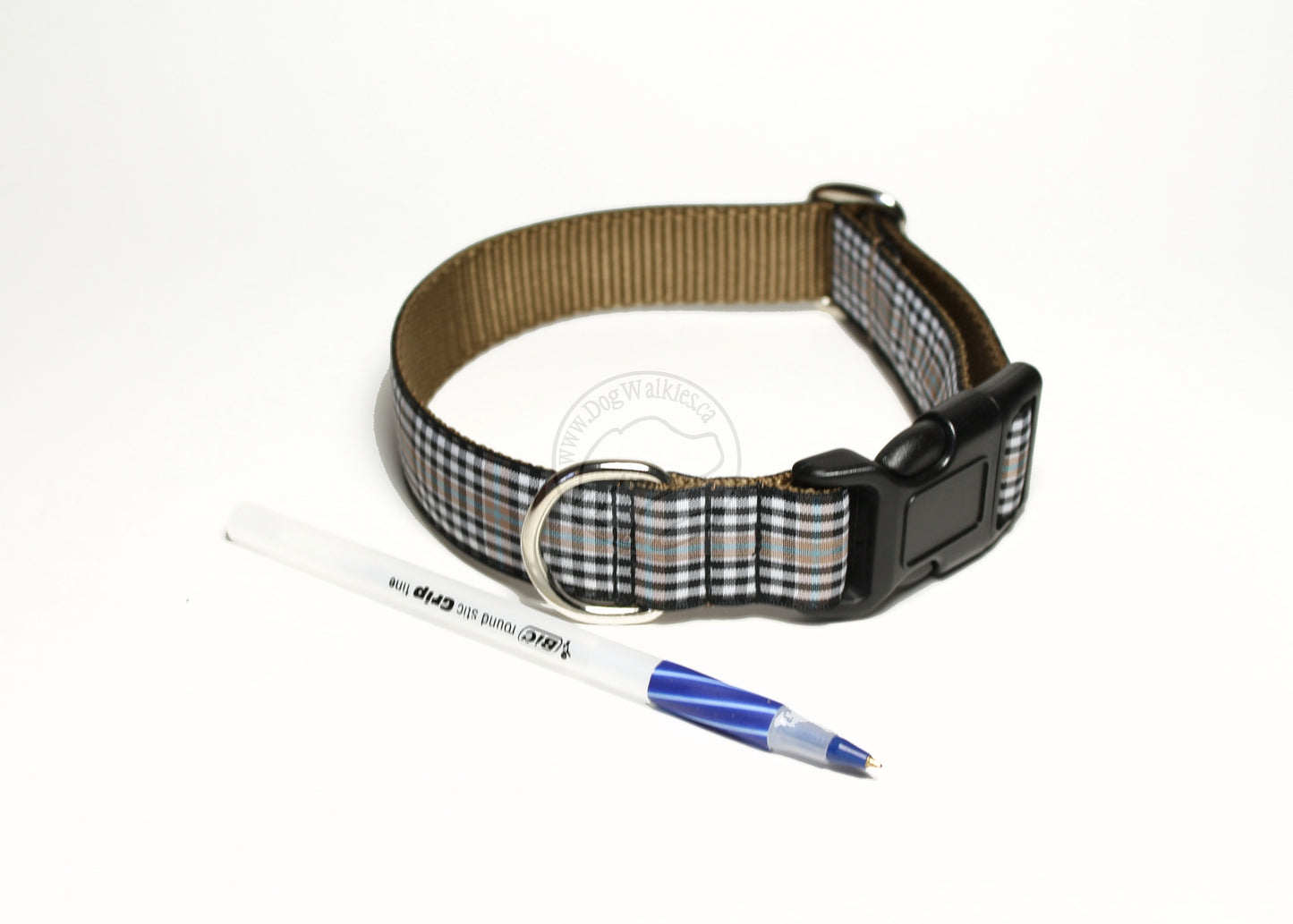 Burns Clan tartan - dog collar