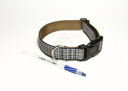 Burns Clan tartan - dog collar